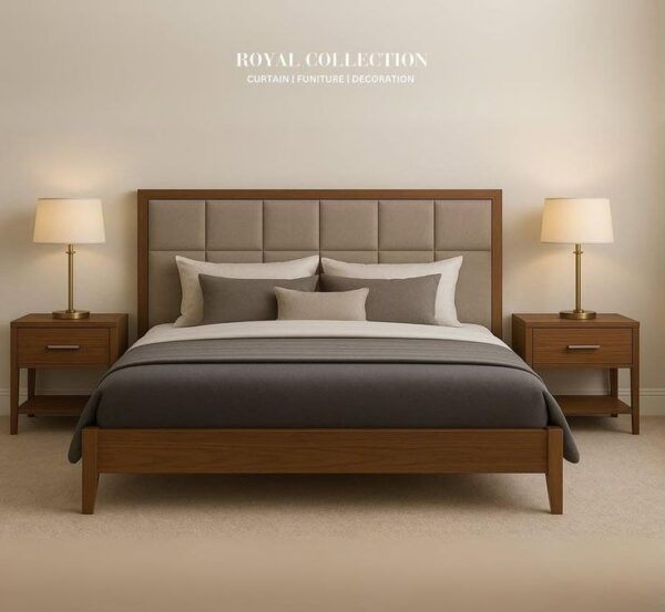Modern Solid Wood Bed